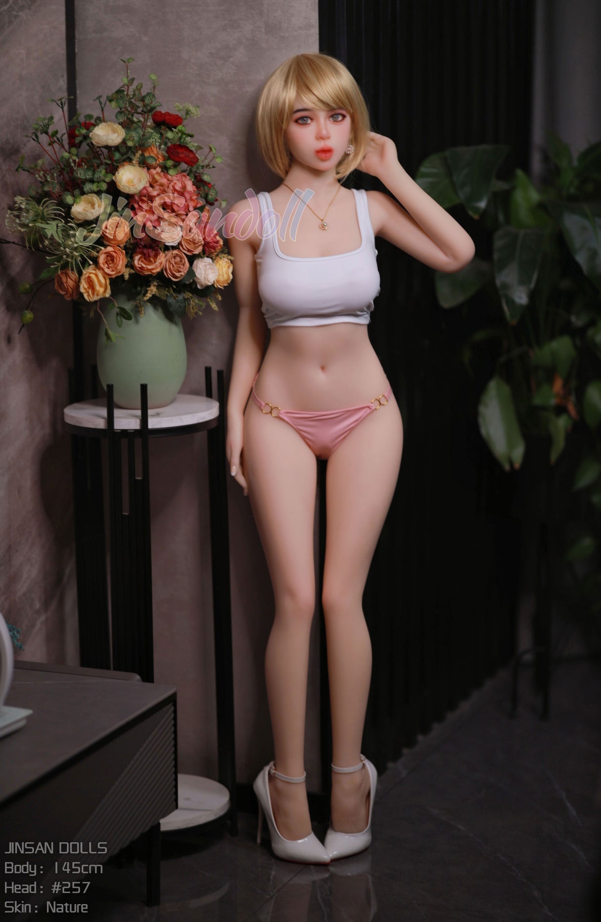 145cm/4ft8 F-cup S-TPE Sex Doll – Cinnamon
