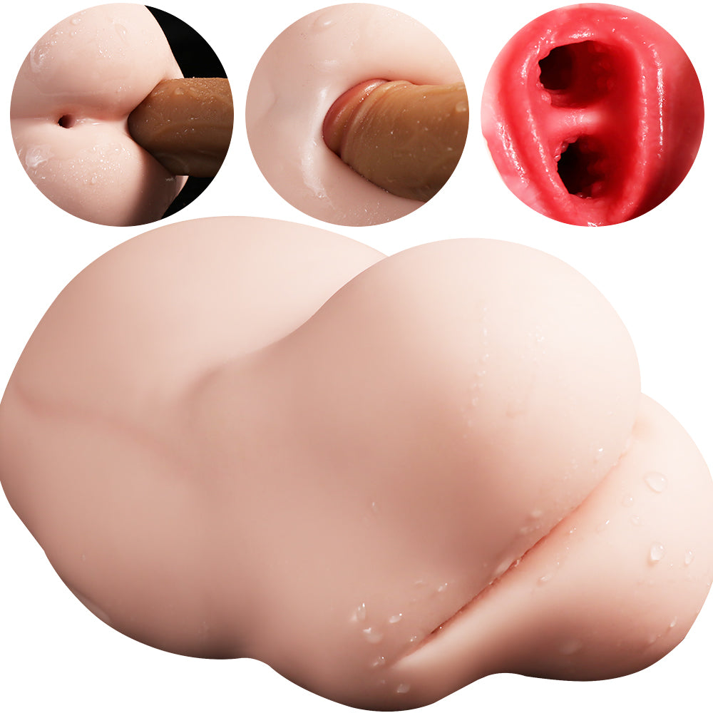6 In 1 Channels Male Masturbator Realistic Pocket Vagina Pussy Stroker Sex Toy