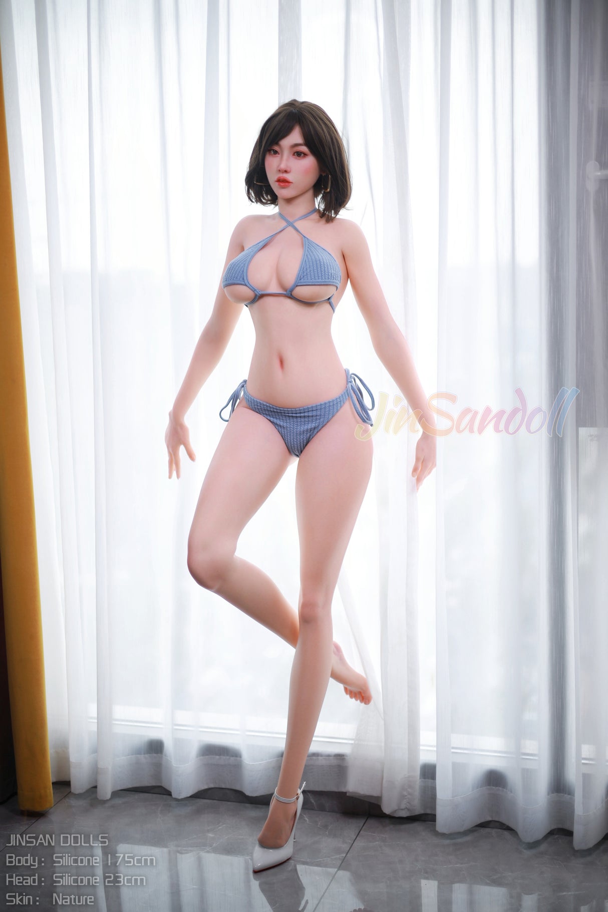 175cm/5ft9 F-cup Silicone Sex Doll – Mysti