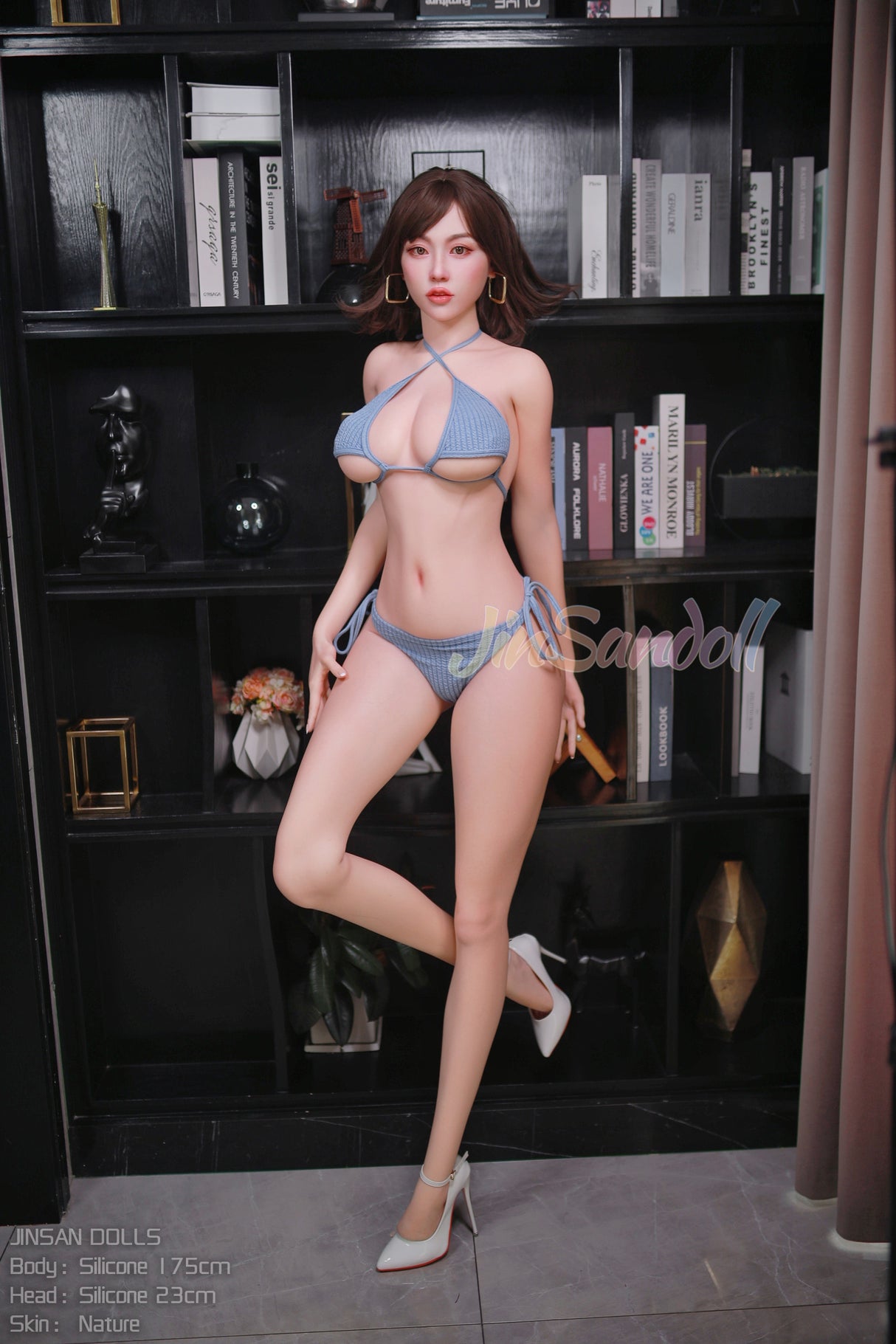 175cm/5ft9 F-cup Silicone Sex Doll – Mysti