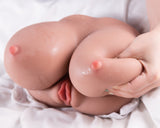 Soft and realistically large breasts doll vagina masturbation cup sex toys