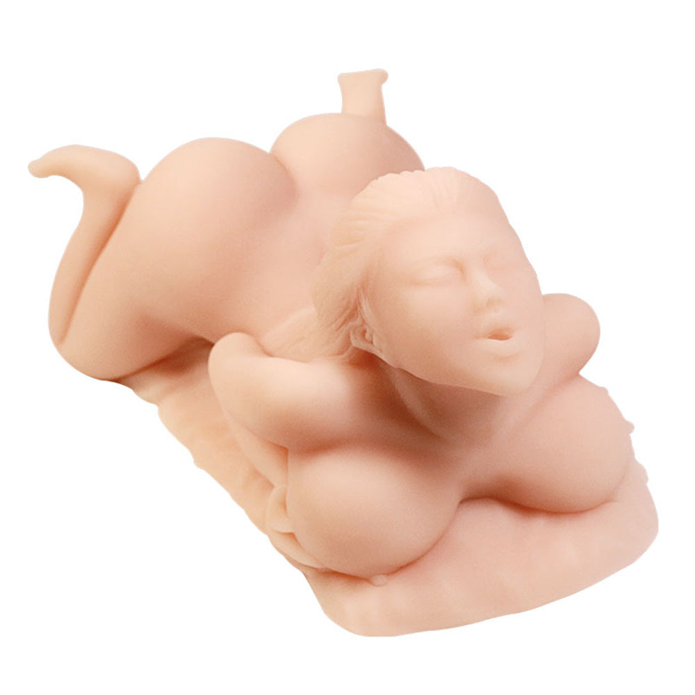 Rear Insertion Masturbator Doll 3in1 Torso Anal/Vagina Sex Toy Sex Doll