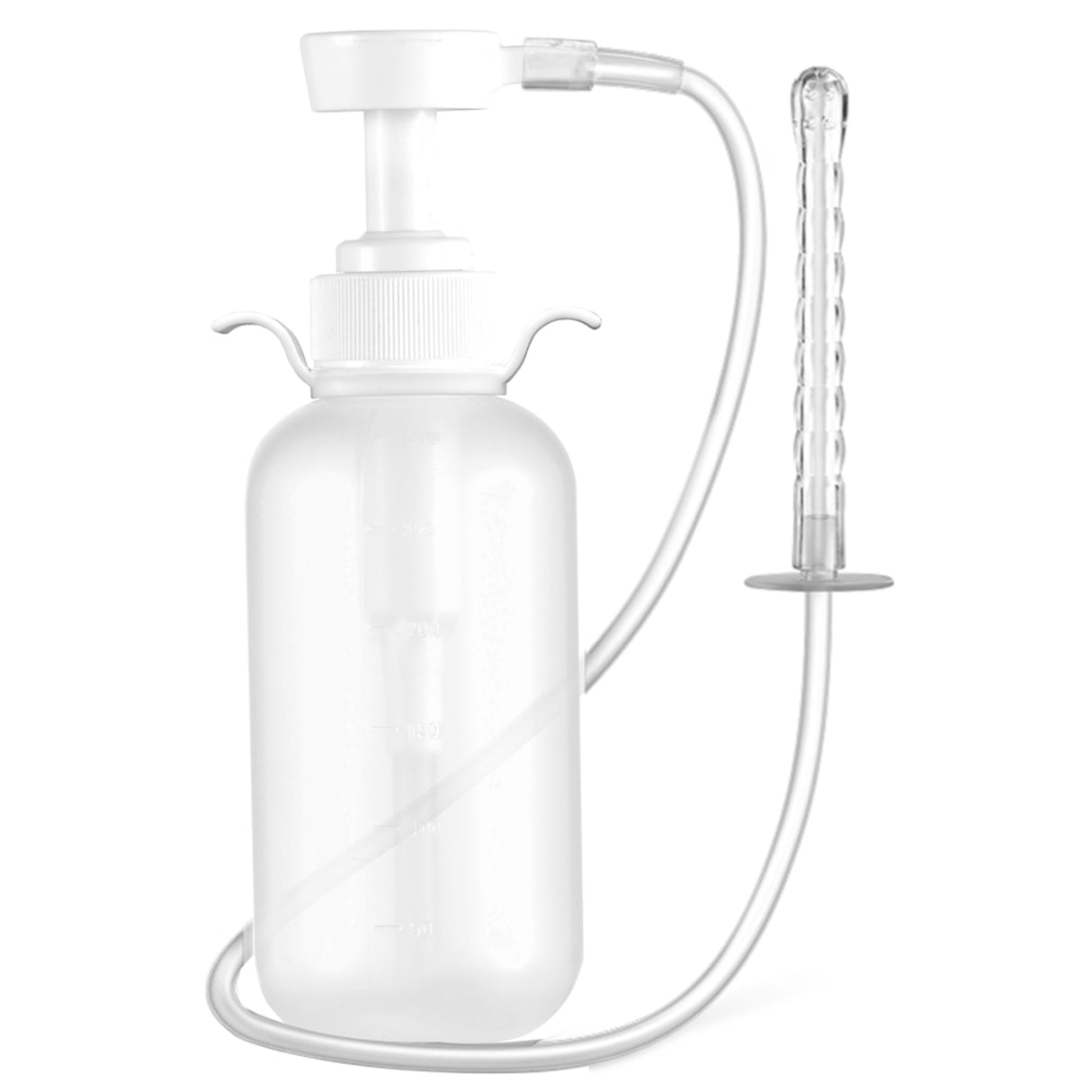 Enema Anal Vaginal Anal Cleaning Washer Douche Bottle Pump Pressure Kit 0.3L