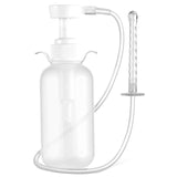 Enema Anal Vaginal Anal Cleaning Washer Douche Bottle Pump Pressure Kit 0.3L