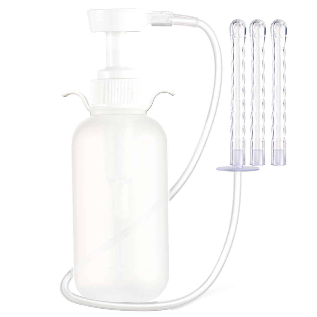 Enema Anal Vaginal Anal Cleaning Washer Douche Bottle Pump Pressure Kit 0.3L