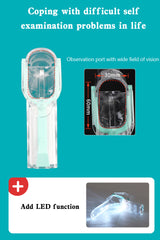 LED Female Privates Vaginal Speculum Illuminated Vaginal Expander With Light