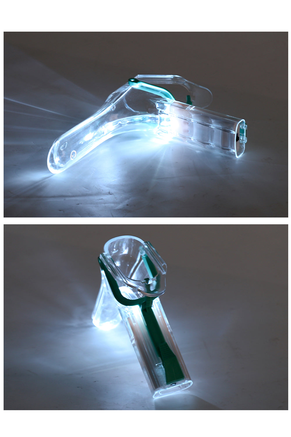 LED Female Privates Vaginal Speculum Illuminated Vaginal Expander With Light