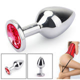 New Jeweled Sexy Stainless Steel Insert Anal Butt Plug