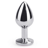 New Jeweled Sexy Stainless Steel Insert Anal Butt Plug