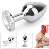 New Jeweled Sexy Stainless Steel Insert Anal Butt Plug