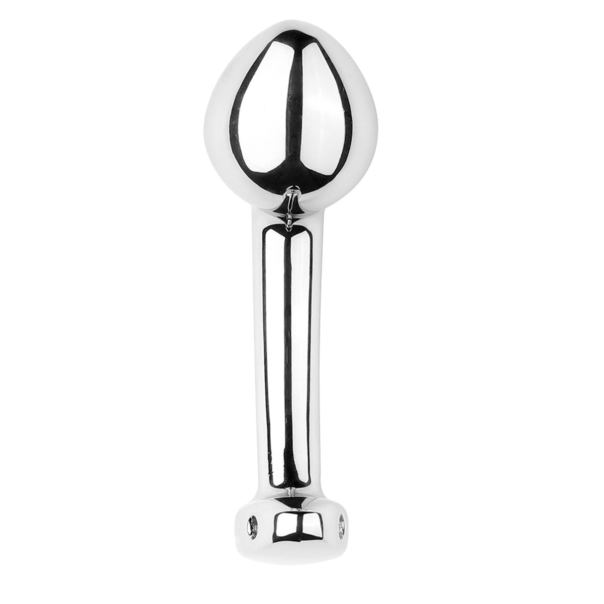 STAINLESS STEEL G-POINT CURVED PROSTATE MASSAGER WAND ANAL Plug VAGINA TOY M