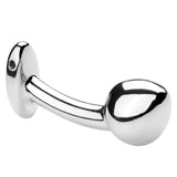 STAINLESS STEEL G-POINT CURVED PROSTATE MASSAGER WAND ANAL Plug VAGINA TOY M