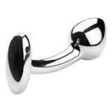 STAINLESS STEEL G-POINT CURVED PROSTATE MASSAGER WAND ANAL Plug VAGINA TOY M