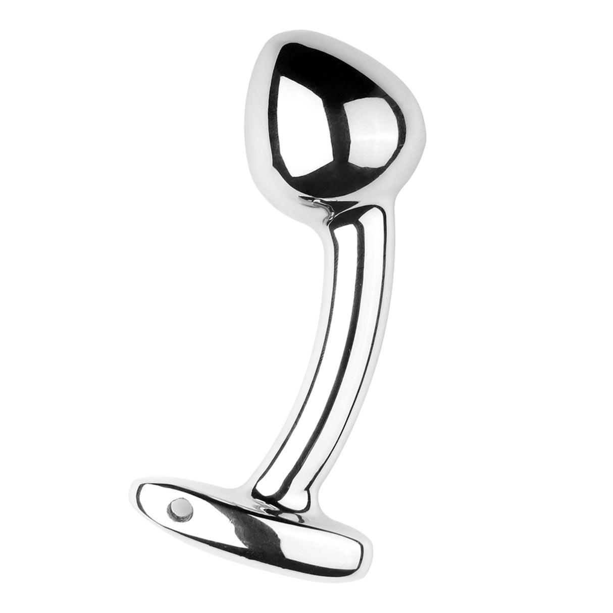 STAINLESS STEEL G-POINT CURVED PROSTATE MASSAGER WAND ANAL Plug VAGINA TOY M