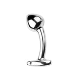 STAINLESS STEEL G-POINT CURVED PROSTATE MASSAGER WAND ANAL Plug VAGINA TOY M